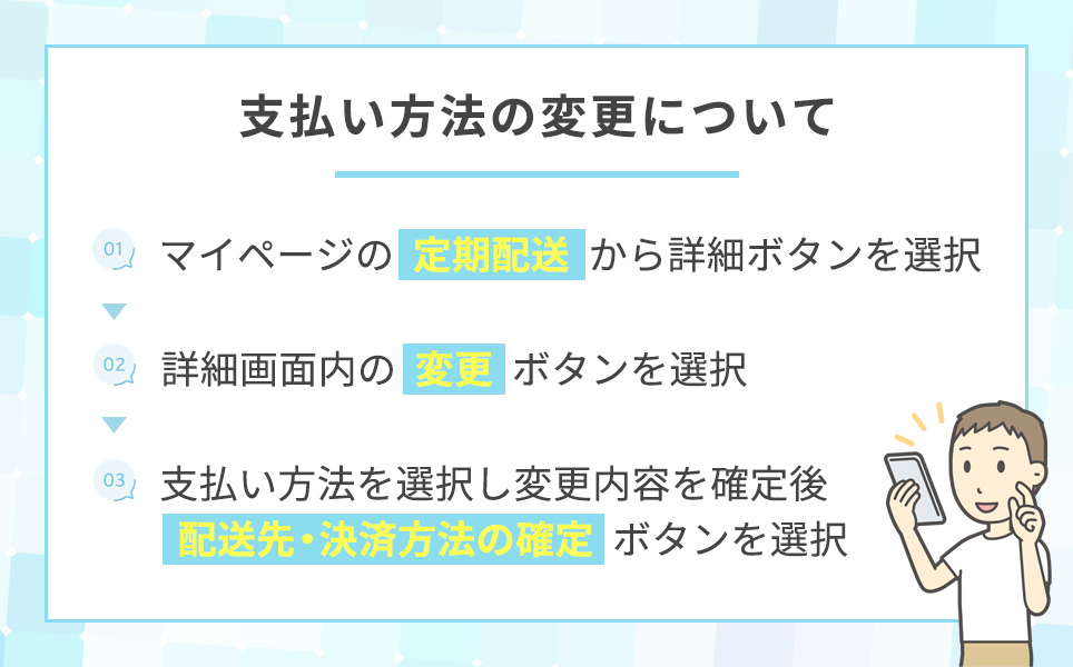 DMMの支払い方法の変更の仕方