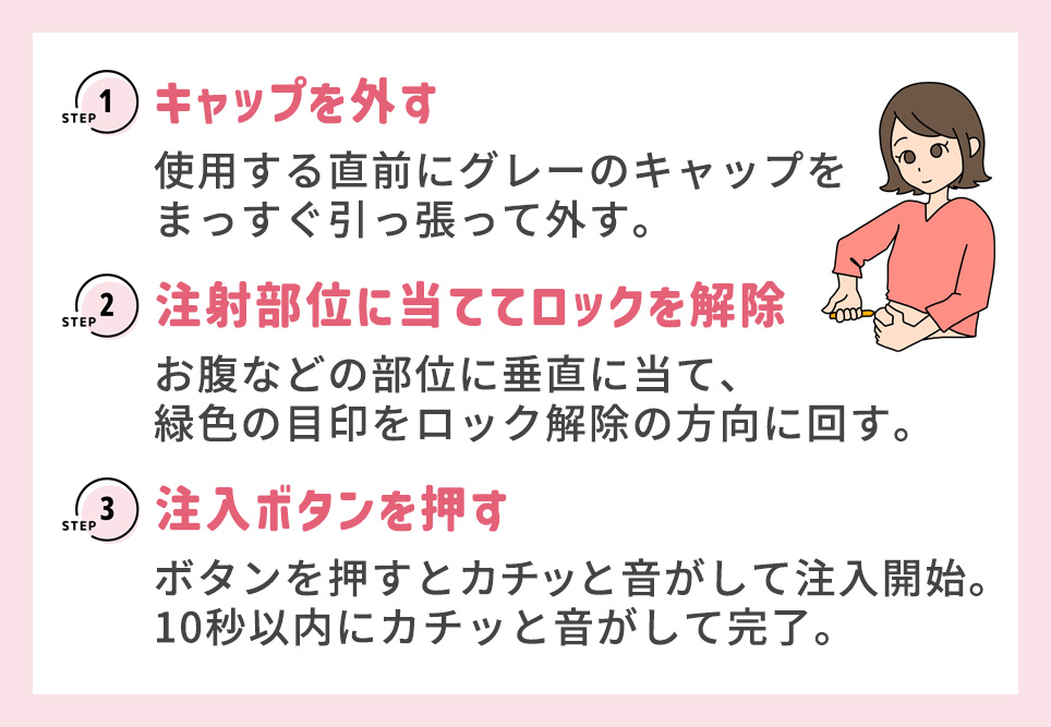 マンジャロの操作3ステップ解説